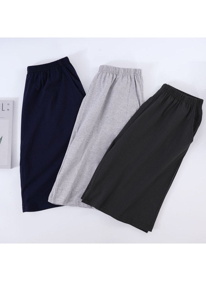 Fenton breathable Solid Color Men's Shorts - Homewear, Casual Pants, Sleepwear For Men - Image 5