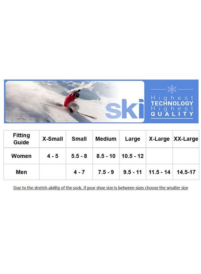Eurosock Ski Superlite Ski Socks-Green-MD (Men's Shoe 7-9 Women's Shoe 8-10) - Image 2
