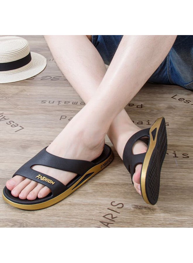 Footoppo Beach Sandals For Men, Trendy Outdoor Open-toe Non-slip Slippers, Men's Summer Bathroom Slippers For College Students - Image 2