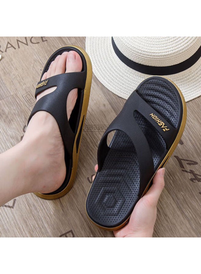 Footoppo Beach Sandals For Men, Trendy Outdoor Open-toe Non-slip Slippers, Men's Summer Bathroom Slippers For College Students - Image 4