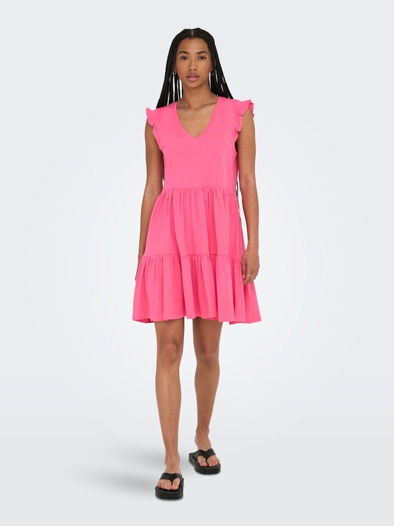 ONLY ONLMAY CAP SLEEV FRIL DRESS JRS NOOS - Image 1