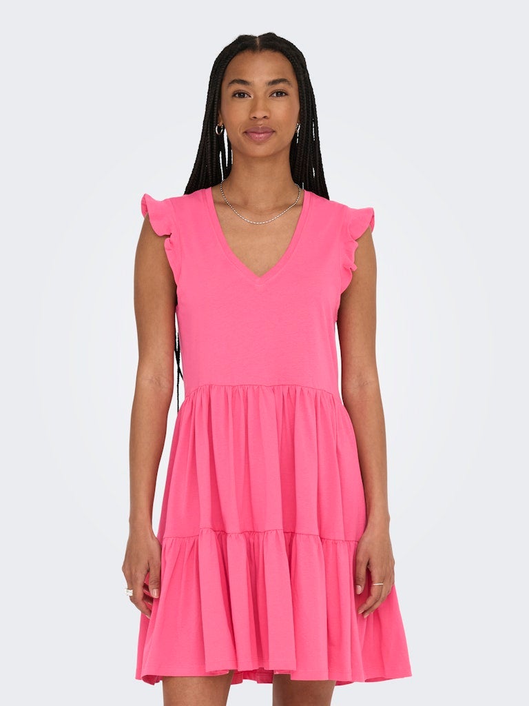 ONLY ONLMAY CAP SLEEV FRIL DRESS JRS NOOS - Image 2