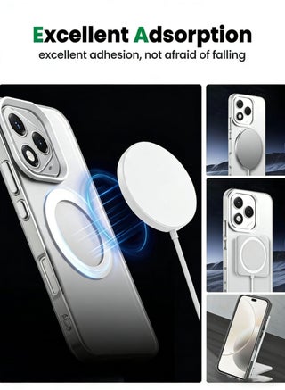 [2-in-1] Honor 400 Lite Cover with HD Tempered Glass Screen Protector, [Anti-Drop Shockproof][Anti-Slip][No Yellowing][Skin Friendly] Slim Hard Frosted Case for Honor 400 Lite 5G 6.7 inch, White - view 5