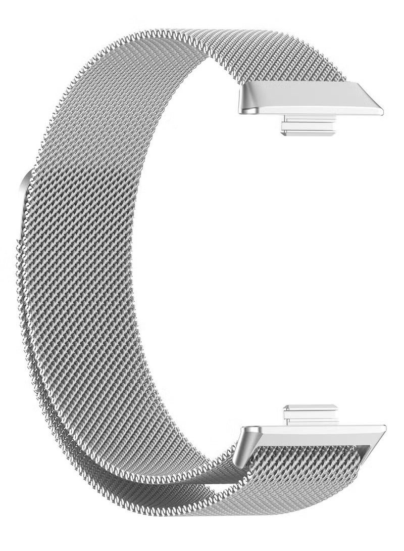 سوار معصم مغناطيسي من الفولاذ المقاوم للصدأ لساعة هواوي فيت 3 - Image 4