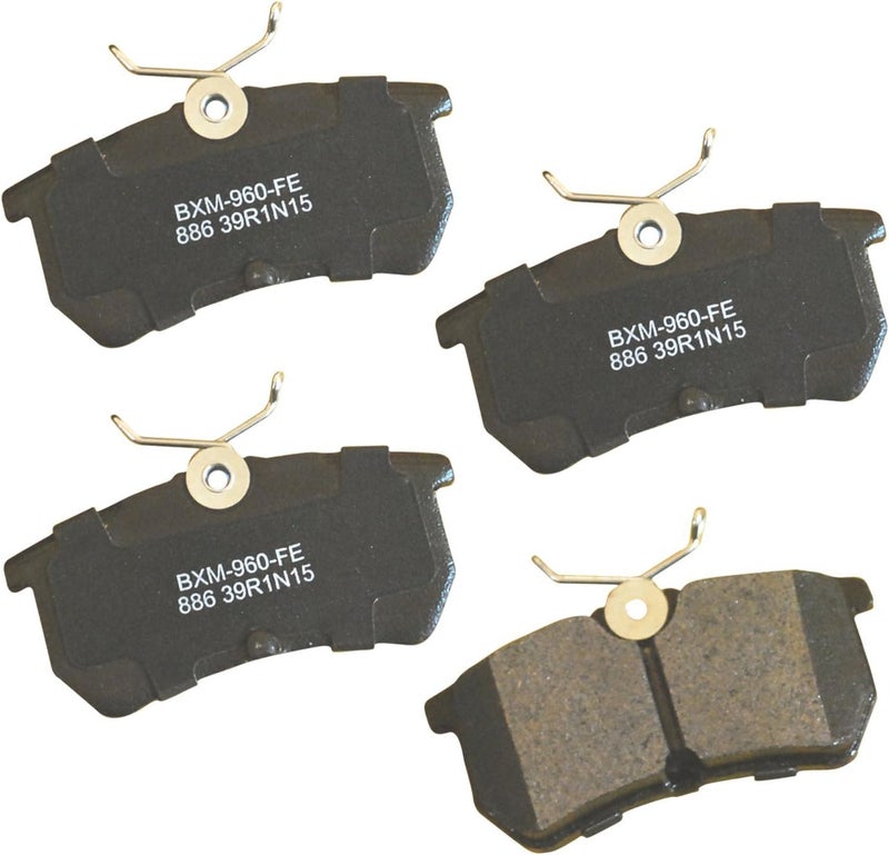 Bendix Premium SBM886 Semi-Metallic Rear Brake Pads for Ford Fiesta 2019-2014, Focus 2007-2001 - Image 1