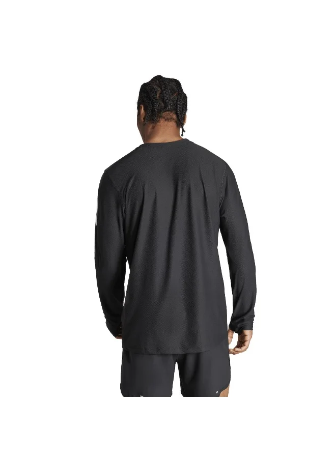 Adidas Otr B Ls Black Running T-Shirts For Men XS