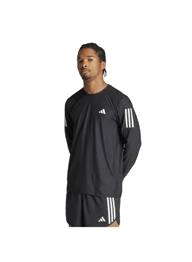 Adidas Adidas Otr B Ls Black Running T-Shirts For Men XS