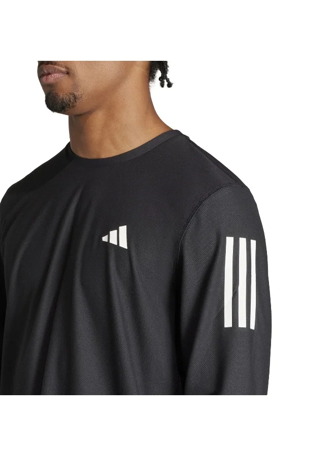 Adidas Otr B Ls Black Running T-Shirts For Men XS