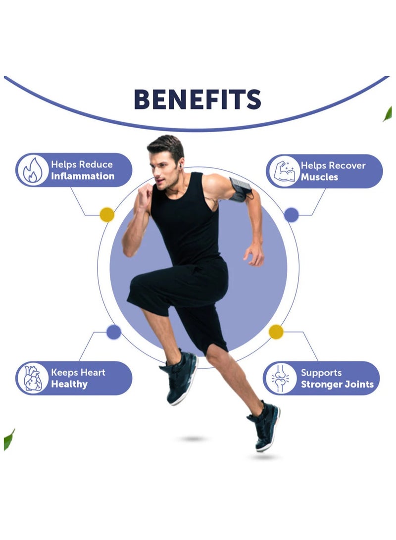 Neuherbs Deep Sea Fish Oil (30 Softgels) Omega 3 Supplement Triple Strength 2500 Mg for Muscle - Image 3