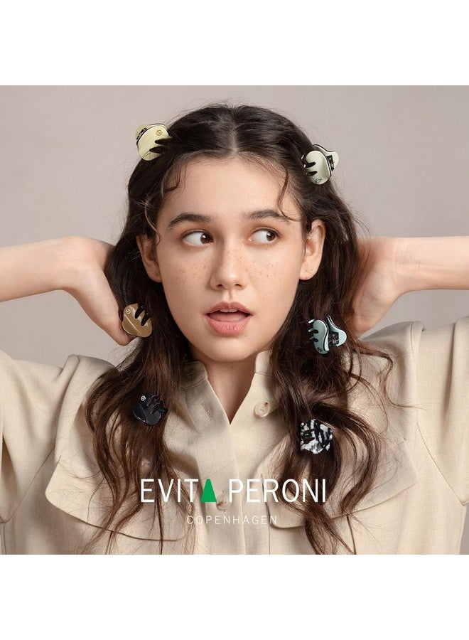EVITA PERONI Hair Clip, Classic Small Claw Clip, Colorful Mini Hair Clips Acetate version - Image 4