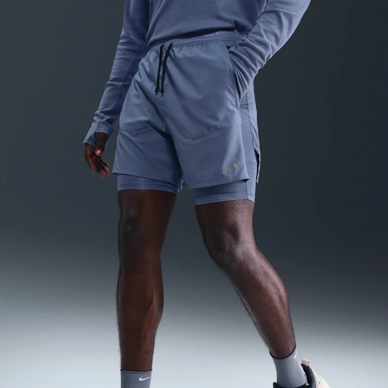 نايكي شورت دراي-فت سترايد 5-إنش 2 في 1 للرجال