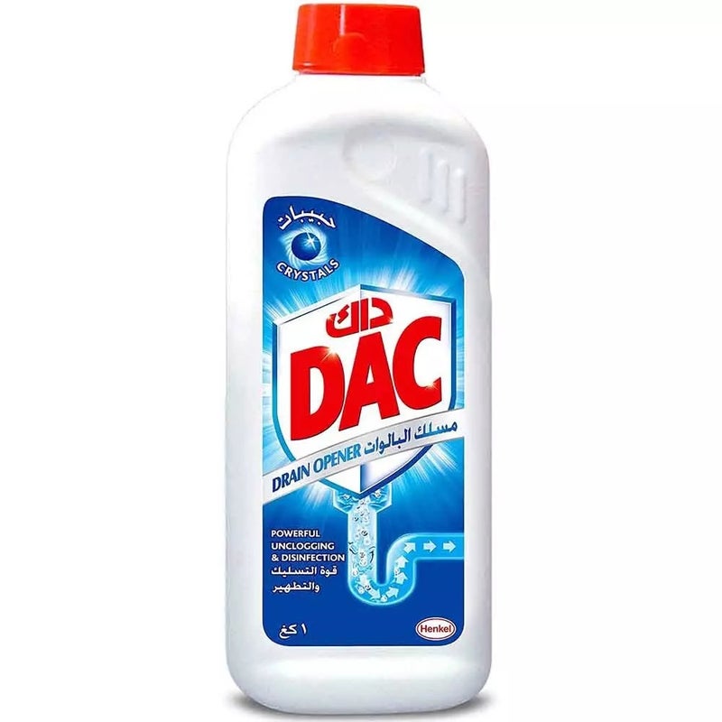 DAC منظف المجاري 1 كجم مفتح المجاري الحل المثالي للمجاري المسدودة للاستخدام المنزلي والمكتبي تنظيف الأنابيب حوض التصريف - Image 1