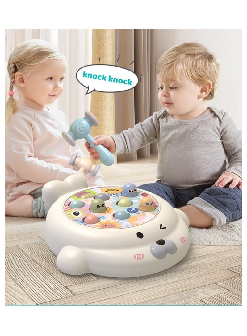 Whack A Seals Hammering Toys For Toddler Age 2-4, Early Development Toy for Toddler, Learning, Active, Fun Gift Gift for Toddler Boy Toys (Seal) - Image 1