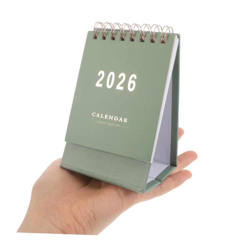 2026 تقويم مكتبي صغير قابل للقلب وقوف يومي مخطط شهري للمكتب والمنزل ديكور سطح المكتب - Image 5