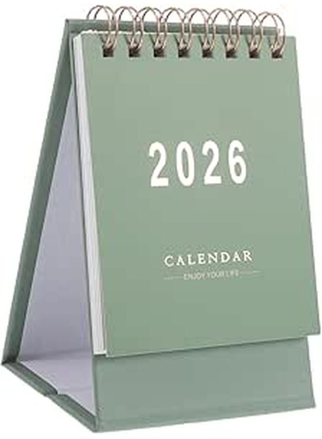 2026 تقويم مكتبي صغير قابل للقلب وقوف يومي مخطط شهري للمكتب والمنزل ديكور سطح المكتب - Image 1