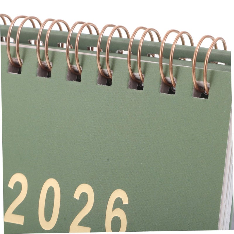 2026 تقويم مكتبي صغير قابل للقلب وقوف يومي مخطط شهري للمكتب والمنزل ديكور سطح المكتب - Image 4