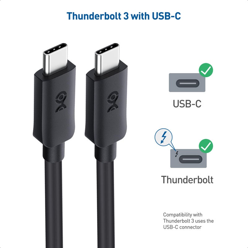 Cable Matters Cable Matters 20Gbps USB C to USB C Monitor Cable 6 ft / 1.8m, Supports Up to [8K@30Hz / 4K@120Hz Video, 240W Charging, 20Gbps Data Transfer], USB C Video Cable/USB C Display Cable with USB 3.2 Gen 2 - Image 5