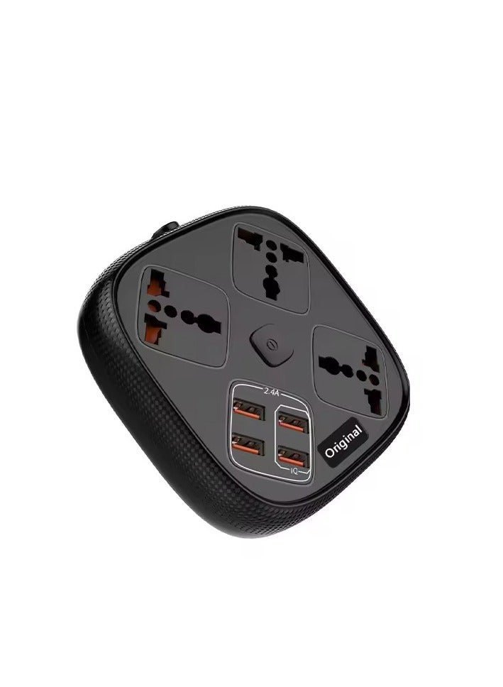 3 Plug Sockets Universal Power Extension Cord 