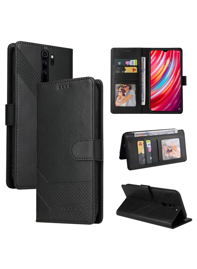The Bros Case For Xiaomi Redmi Note 8 Pro Skin Feel Magnetic Leather Phone Case