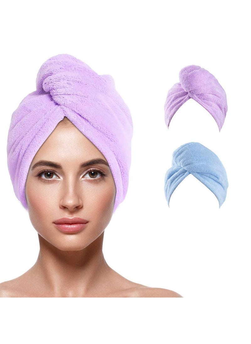 Generic Art of Gir GUJARAT Hair Towel Wrap Absorbent Towel Hair Drying Bathrobe Magic Hair Warp Towel Super Quick Drying Microfiber Bath Towel Hair Dry Cap Salon Towel Multicolor  - Image 3