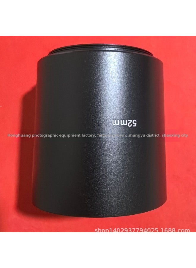 Metal Ultra-long Mid-focus Hood 37/38/39.52/55/58/62/67/72/77/82/86/95/105-Color:39 Front Mouth 46 Length 38  - Image 3