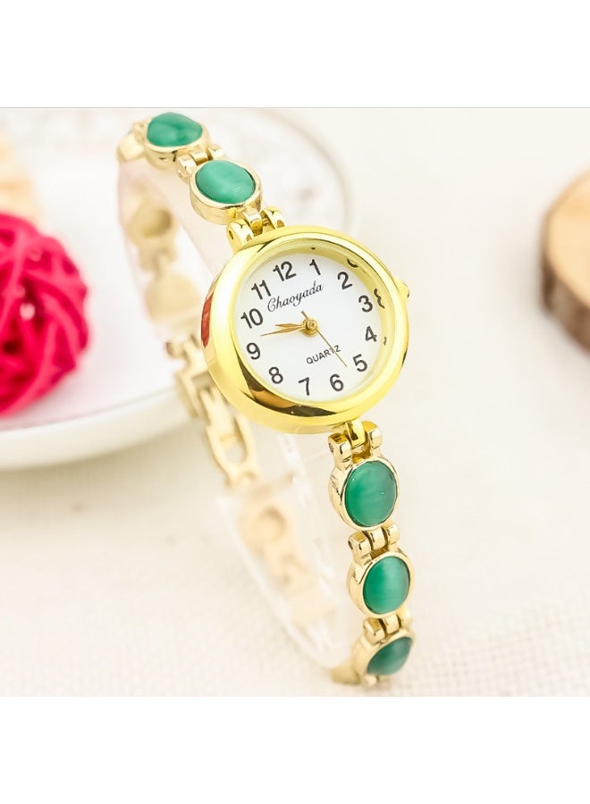 Mark Fairwhale New Light Luxury Crystal Simple Women's Bracelet Watch 