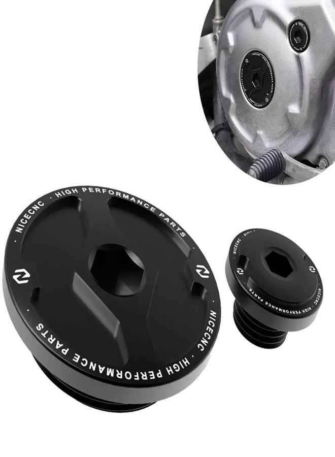 NICECNC Black Engine enchufes Kit Compatible with Yamaha Raptor 700 700R, 700R SPECIAL EDITION, GRIZZLY 550 700, RHINO KODIAK 700, VIKING EPS, YFZ 450, YFZ450R, YFZ450R SE, YXZ1000R, See Fitments - Image 1