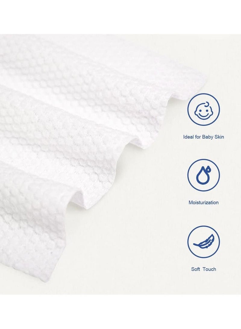 aiwibi 99.91% Pure Water Premium Baby Wet Wipes Pack of 2 X 60 Sheets -120 Wipes - Image 4
