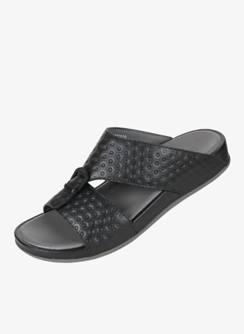 008-3777 Barjeel Uno Mens Arabic Sandals 011205 Black