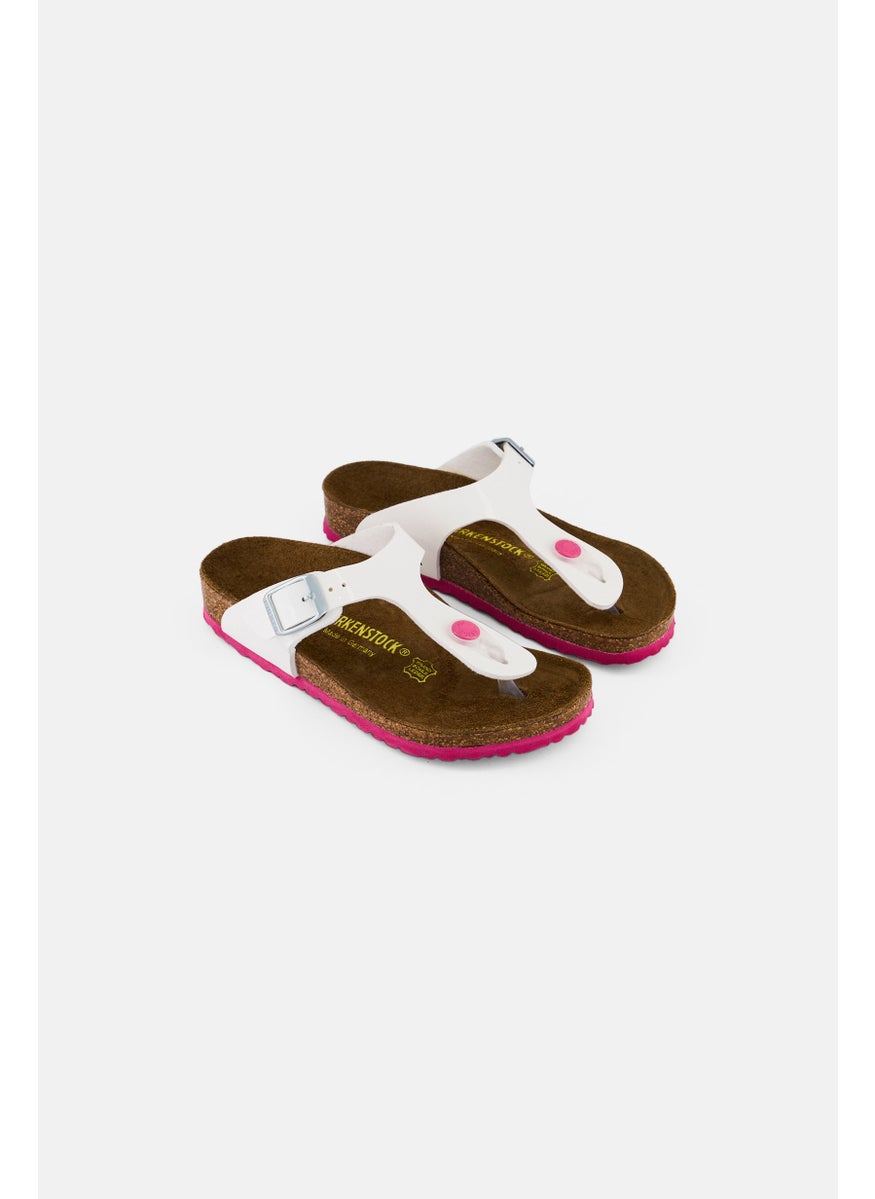 BIRKENSTOCK Kids Girl Slip On Cork Sandals, Multicolor  - Image 1