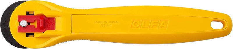 OLFA Rotary Fabric Cutter 28MM with 5 Blade Refill For Quilting, Sewing, and Crafts - Image 3