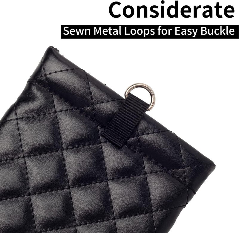 Face Shadow Double Glasses Case Soft Eyeglass Case For Women Men Squeeze Top Sunglasses Case With Cleaning Cloth - Image 5