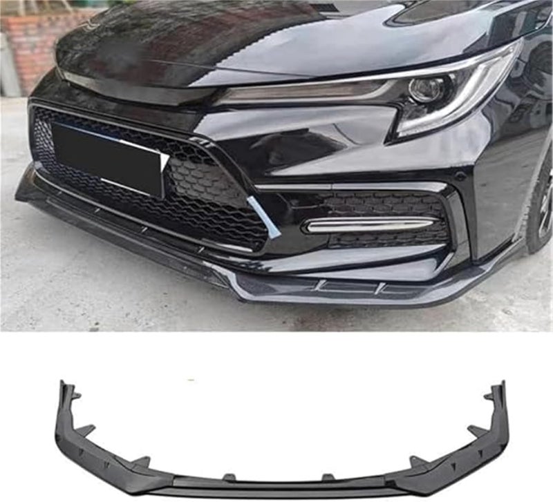 QASULER Front Bumper Lip Spoiler for 2021 Toyota Corolla - Image 2