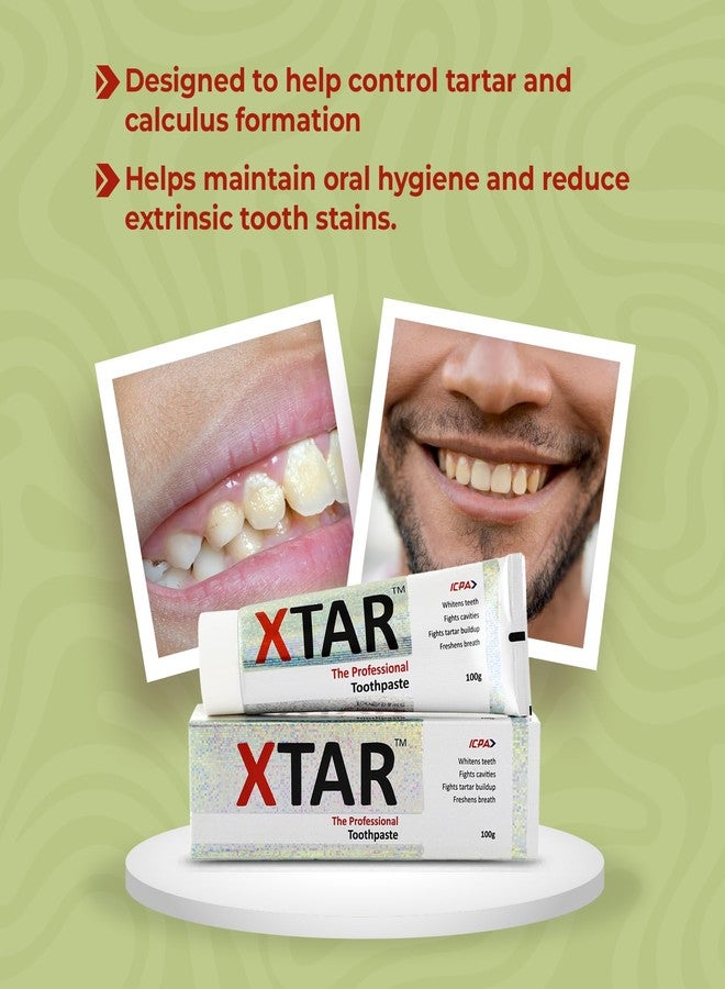 ICPA Xtar Whitening Toothpaste 100 Gm (Pack of 4) - Image 4