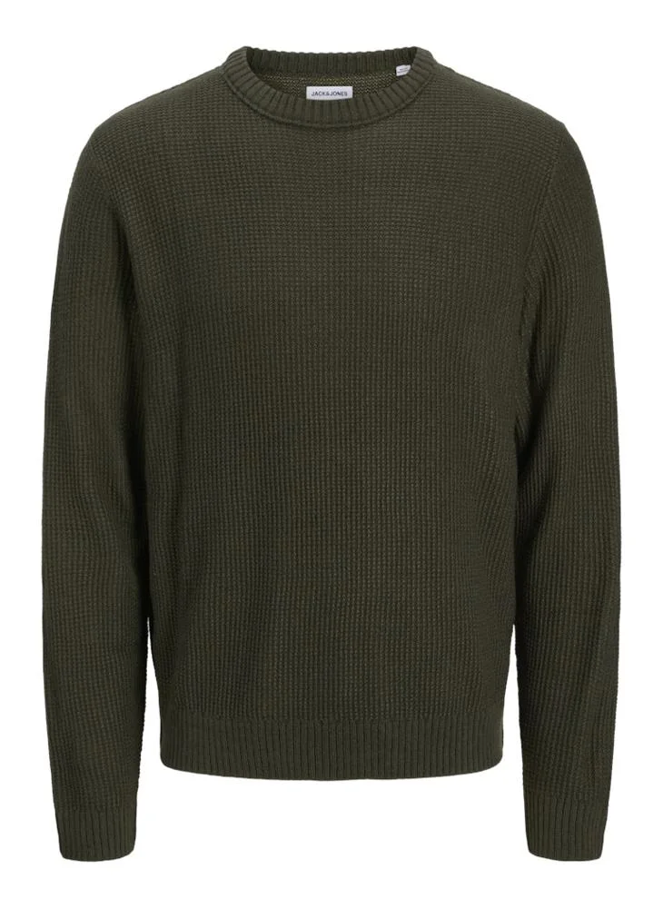 JACK & JONES Jjroy Knit Crew Neck Sweatshirt