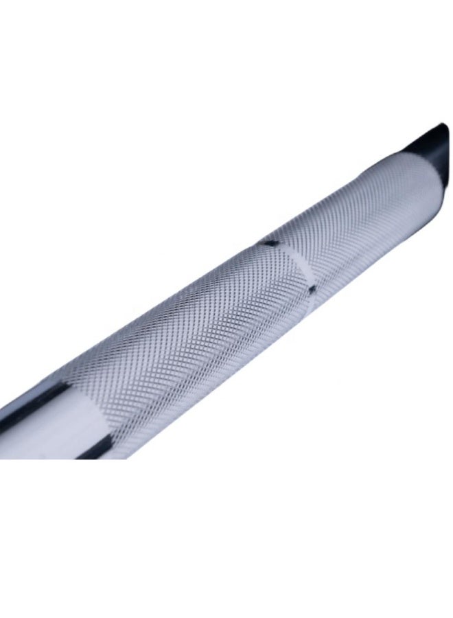 COMMANDO Fixed Straight Barbell – Made of High-Quality Chrome with Multiple Weight Options for Strength Training at Home or in the Gym - Image 2