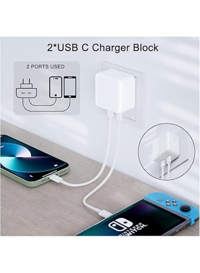 إيروريكس شاحن سريع بقدرة 35 واط بمنفذين USB-C وتصميم قابل للطي - Image 3
