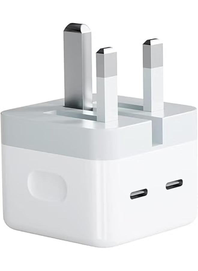 إيروريكس شاحن سريع بقدرة 35 واط بمنفذين USB-C وتصميم قابل للطي - Image 1