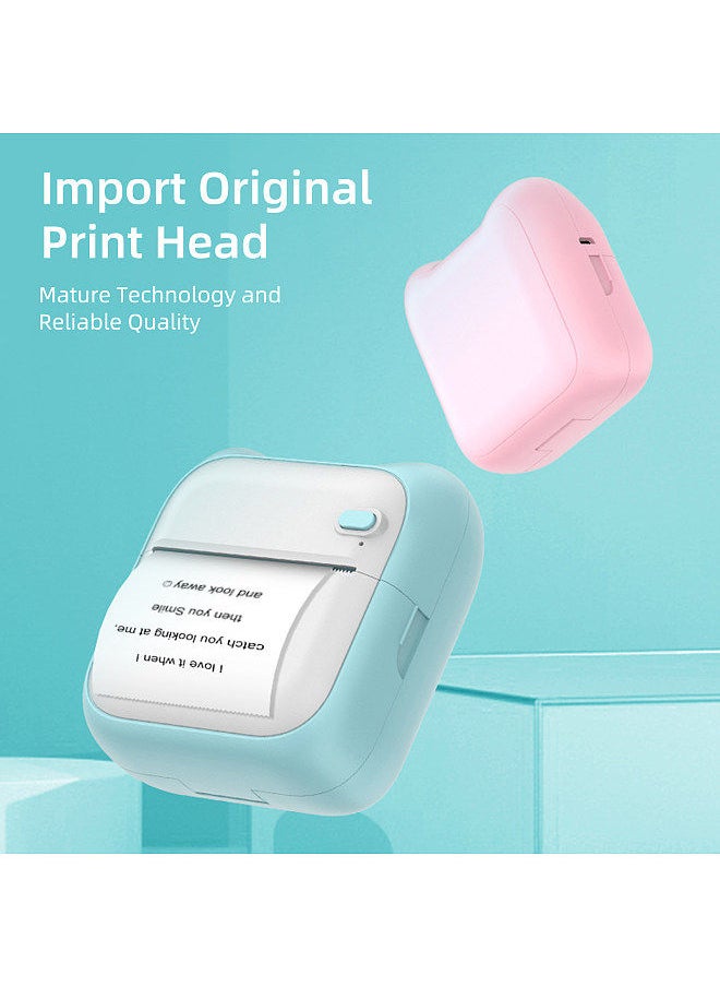 Generic Mini Pocket Photo Printer Portable Thermal Printing Machine 203dpi Wireless BT Connection with 10 Rolls Adhesive Thermal Paper and 1pc Thermal Paper Roll 57*25mm  - Image 5