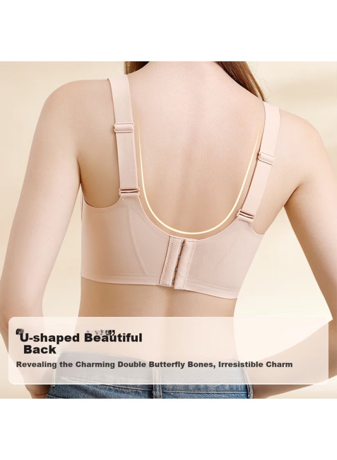 Gujin Anti-gravity Lifting Bra Women's Large Chest Shows Small Chest Seamless Wire-free Push-up Side Breast Reduction Prevent Sagging And Expansion Chest Wall Bra - Image 3