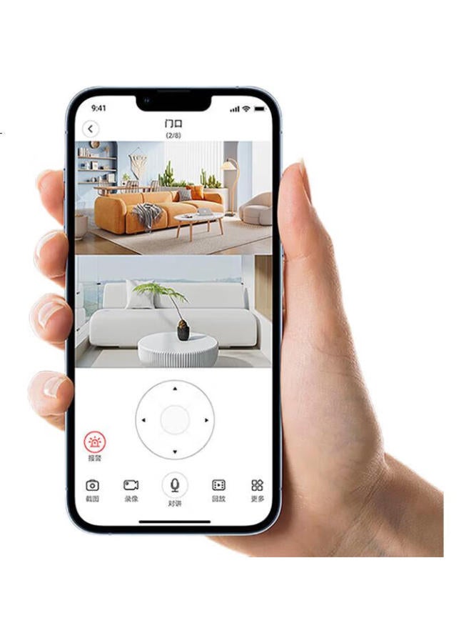 xiaovv Outdoor Dual-Camera Pan-Tilt Surveillance Camera, 360-Degree Coverage With Night Vision, Panoramic Outdoor Waterproof Rotating Hd Wireless Remote Monitoring, Two-Way Audio, Smart Home Security System - Image 3