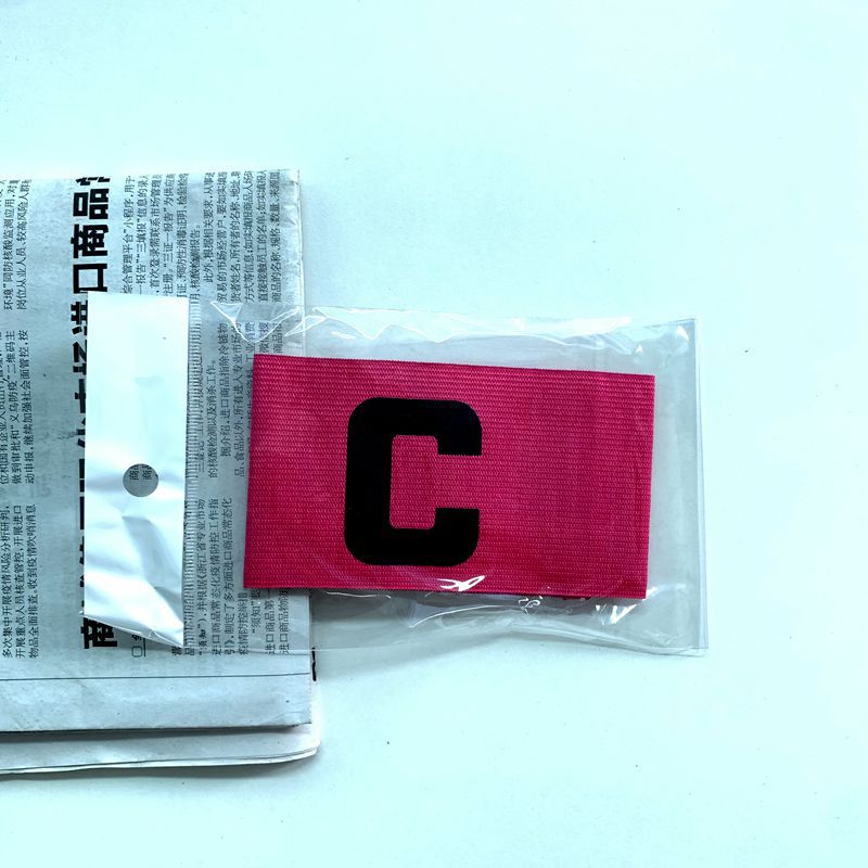 Generic Elastic band captain armband armband children adult reinforcement captain logo team logo Game Group C word armband Pink