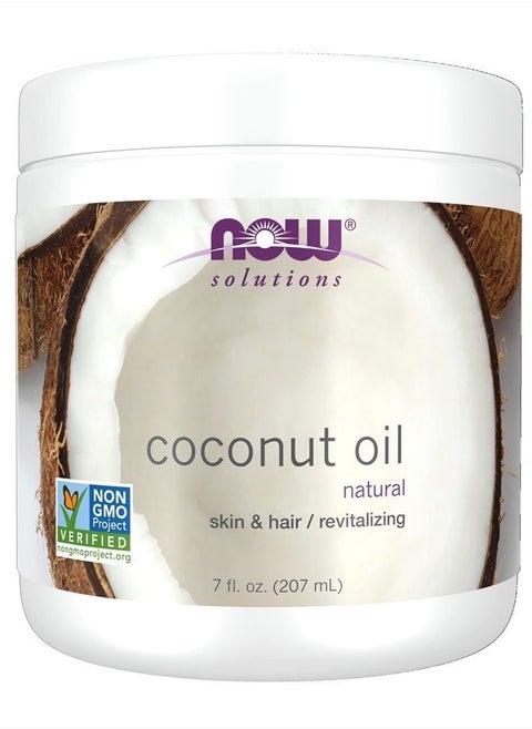 Solutions, Coconut Oil, Naturally Revitalizing for Skin and Hair, Conditioning Moisturizer, 7-Ounce