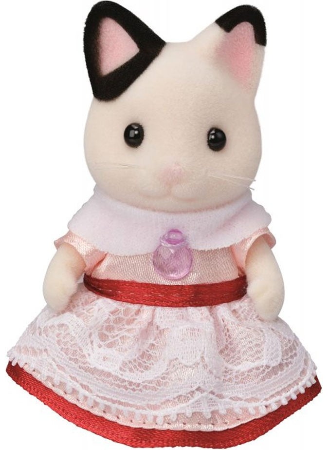 Sylvanian Families Party Time Play Set Tuxedo Cat Girl 5646  - Image 4