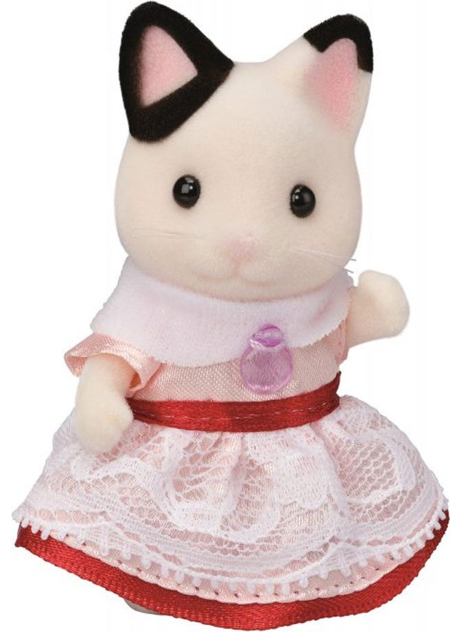 Sylvanian Families Party Time Play Set Tuxedo Cat Girl 5646  - Image 3
