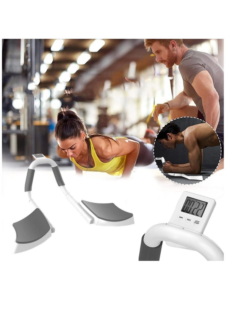 Generic Plank Trainer, Multifunctional plank core trainer with timer, Abdominal Muscle Trainer, Push-up Fitness Board, Home Fitness Workout Equipment  - Image 1