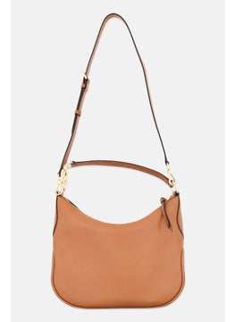 Michael Kors Women Brand Logo Shoulder Bag 26 H x 32 L x 8 W cm, Brown  - Image 3