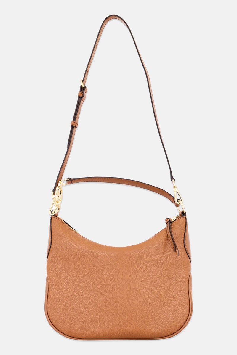 Michael Kors Women Brand Logo Shoulder Bag 26 H x 32 L x 8 W cm, Brown  - Image 3