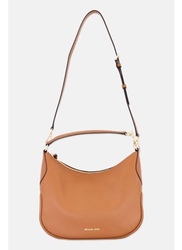Michael Kors Women Brand Logo Shoulder Bag 26 H x 32 L x 8 W cm, Brown  - Image 1