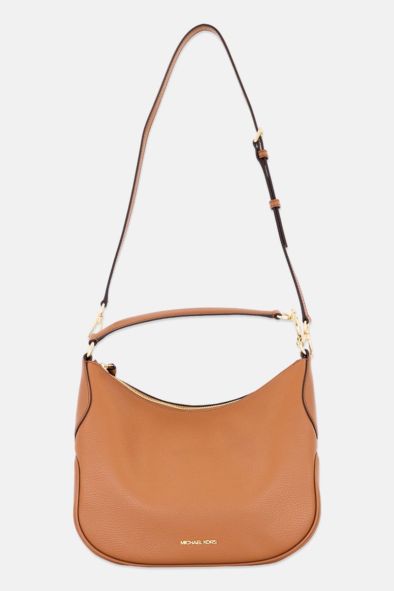 Michael Kors Women Brand Logo Shoulder Bag 26 H x 32 L x 8 W cm, Brown  - Image 1